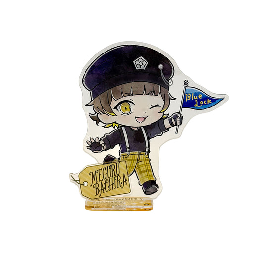 Blue Lock Meguru Mini Flag - Acrylic stand