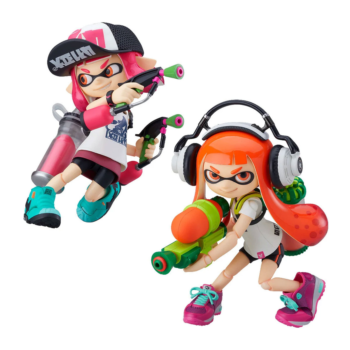 figma Splatoon Girl DX Edition figure set