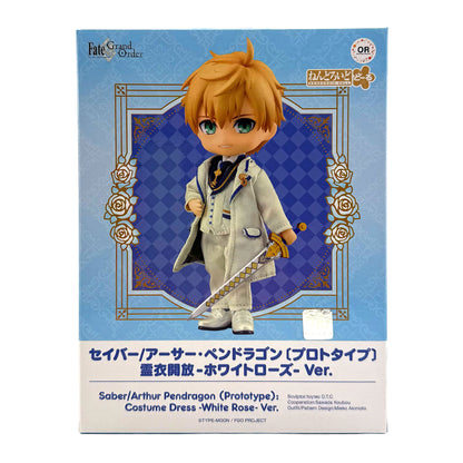 Nendoroid Saber/Arthur Pendragon (Prototype) – Costume Dress White Rose Ver. Figure | Fate/Grand Order