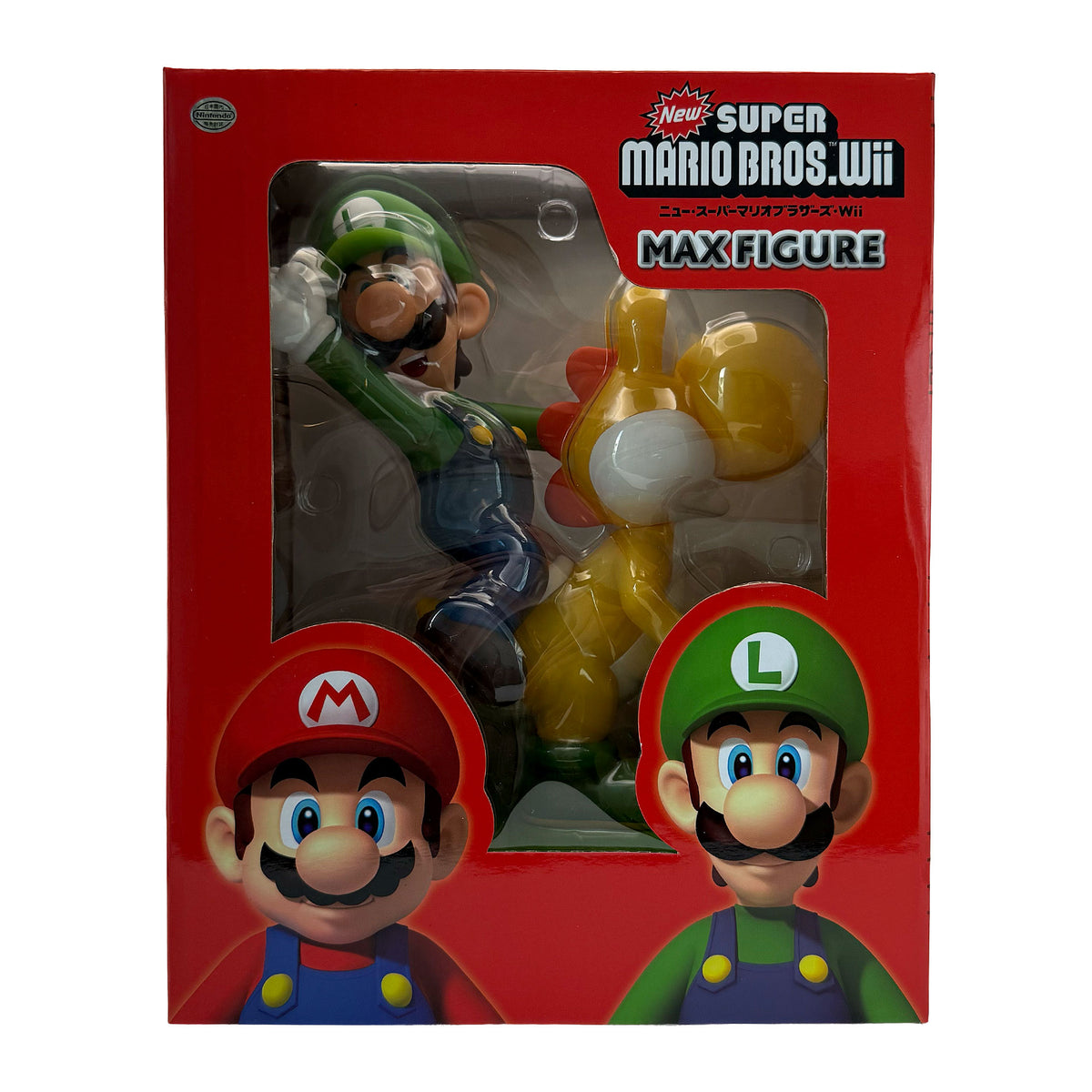 New Super Mario Bros. Wii - Luigi & Yellow Yoshi MAX Figure