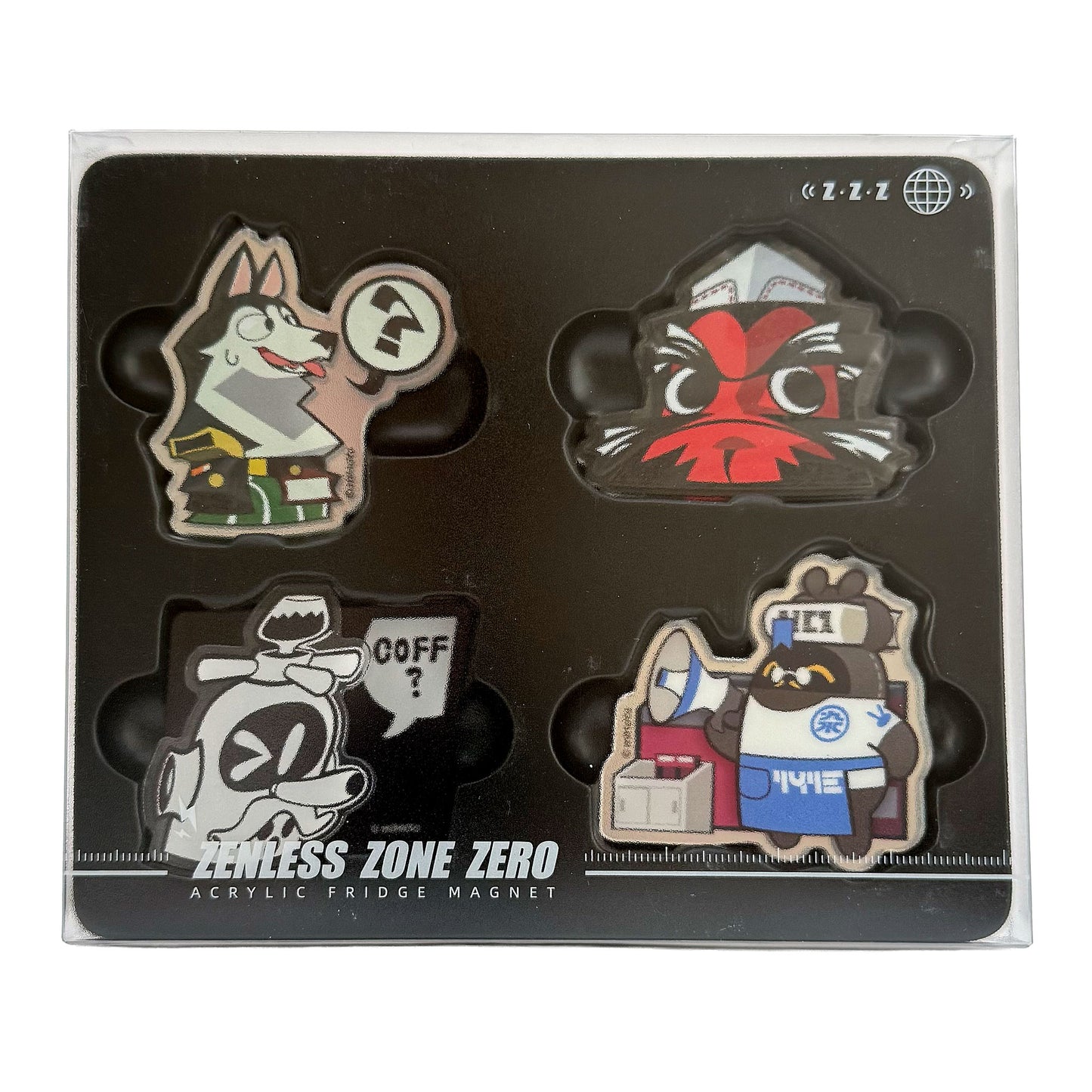 ZZZ Equalizing Acrylic Fridge Magnet City